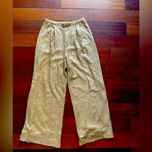 Rose Gold Watters & Watters Sequin Dress Pants